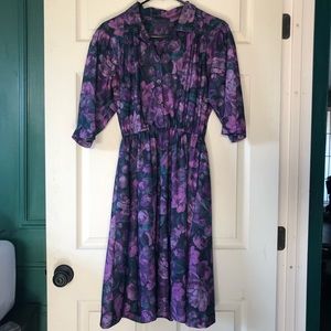 Vintage Floral Dress